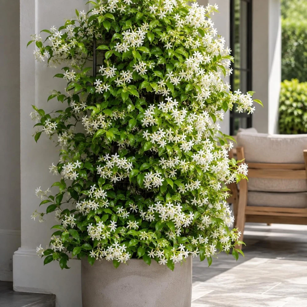 Confederate Star Jasmine Live Plant – Fragrant White Flowering Vine – 4-6 Inch Tall - Image 6