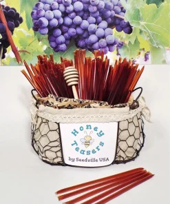 Grape Honey Snack Sticks - Natural Honeystix - 5 Pack - Image 3