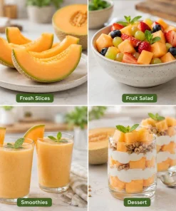 Hales Cantaloupe Melon Live Plants 2-Pack, 4-6 Inches Tall in 4 Inch Pot for Outdoor Gardens - Image 8