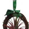 Holiday Wreath with Live Air Plant (Tillandsia) - 3 inch - Indoor/Outdoor Decor - Image 1