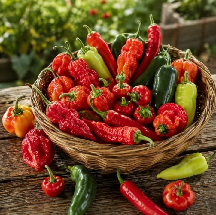 Hot Pepper Plants Live - 2-Pot Mix, 3-6 Inch Tall Starter Plants for Outdoor Garden - Image 3