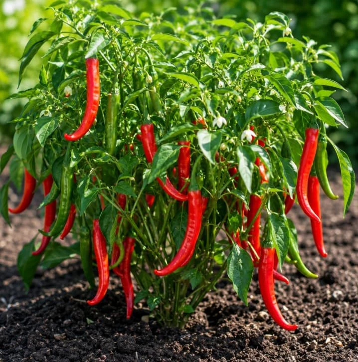 Hot Pepper Plants Live - 2-Pot Mix, 3-6 Inch Tall Starter Plants for Outdoor Garden - Image 5