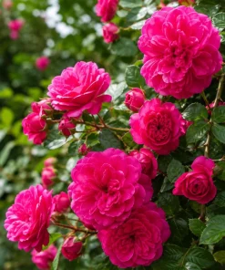 Hot Pink Climbing Rose Live Plant - Fragrant Perennial Bush, 2-4 Inch Tall - Image 3
