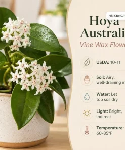Hoya Australis Live Plant - Wax Flower Vine, Trailing Houseplant, 4 Inch Pot - Image 7