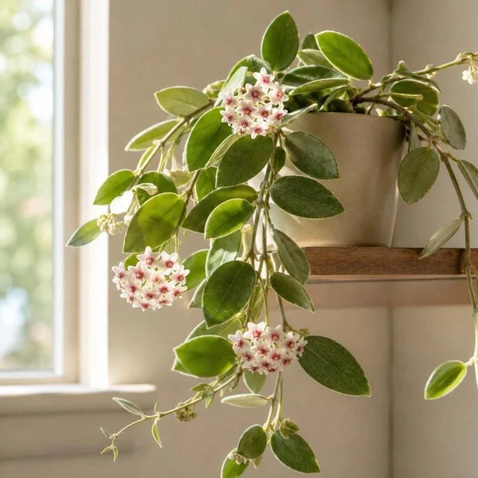 Hoya Nummularioides Live Plant – Wax Flower Vine – 4 Inch Pot – Indoor Trailing Houseplant - Image 2