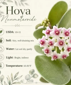 Hoya Nummularioides Live Plant – Wax Flower Vine – 4 Inch Pot – Indoor Trailing Houseplant - Image 6
