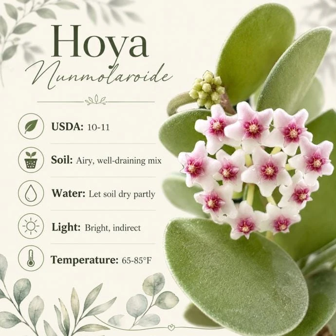 Hoya Nummularioides Live Plant – Wax Flower Vine – 4 Inch Pot – Indoor Trailing Houseplant - Image 6