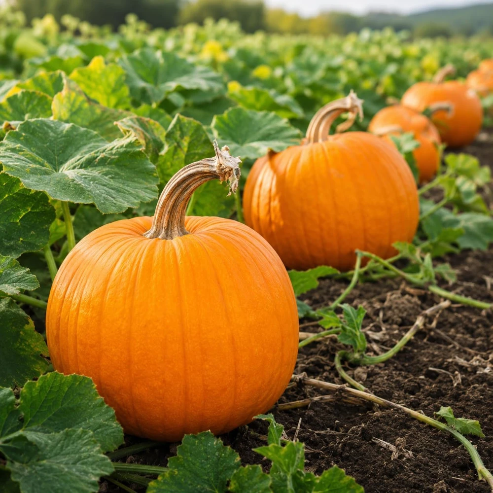 Jack-o'-Lantern Pumpkin Live Plant for Planting - 2-4 Inch Tall Winter Squash Vegetable - Image 6