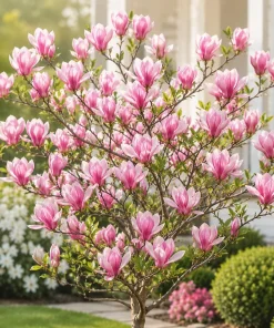 Jane Magnolia Live Plant - Pink Fragrant Bush, 5-10 Inch Tall, 2.5 Inch Pot - Image 5