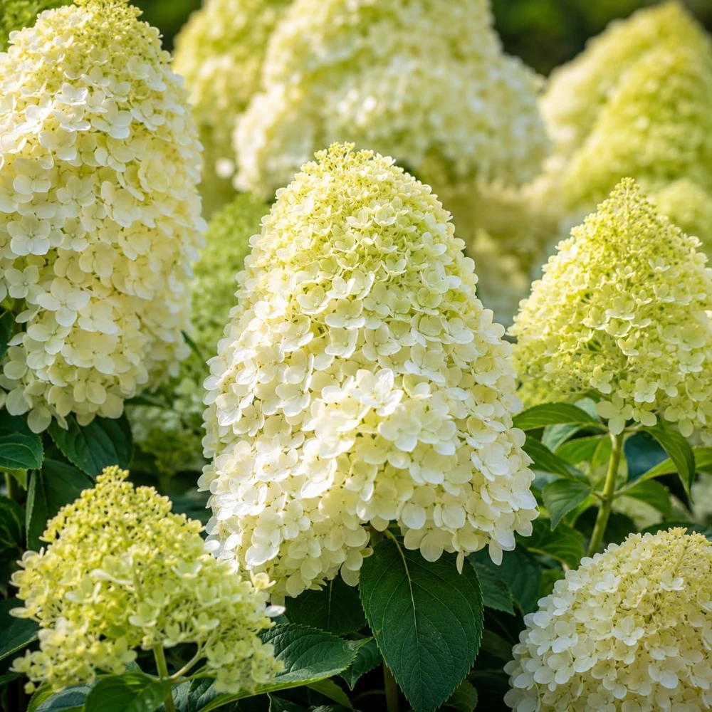 Limelight Hydrangea Tree Live Plant - 5-10 Inch Tall, Lime-Green Blooms, 2.5-Inch Pot - Image 3