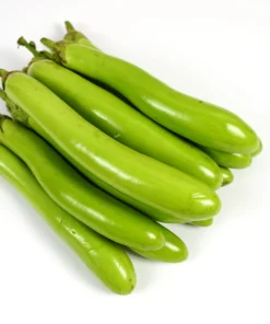 Louisiana Long Green Eggplant Seeds - 25 Solanum Melongena Fruit Vegetable Seeds - Image 8