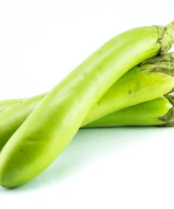 Louisiana Long Green Eggplant Seeds - 25 Solanum Melongena Fruit Vegetable Seeds - Image 9
