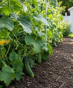 Marketmore Cucumber Live Plant - 4 Inch Pot, Slicing Cucumber Starter for Outdoor Garden & Raised Beds - Image 5