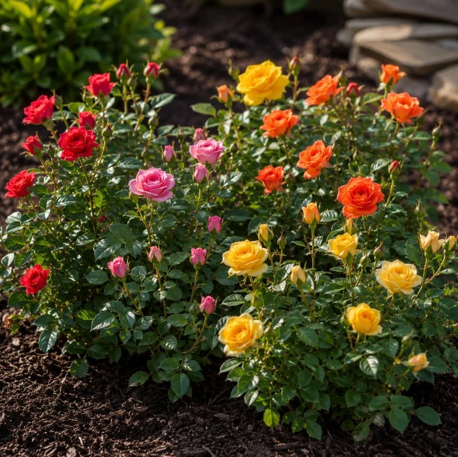 Mini Rose Live Plant - Random Color, 4-6 Inches Tall in 4 Inch Pot for Indoor/Outdoor - Image 2