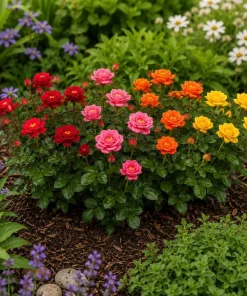 Mini Rose Live Plant - Random Color, 4-6 Inches Tall in 4 Inch Pot for Indoor/Outdoor - Image 5