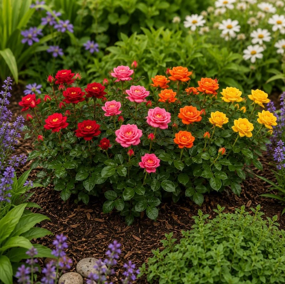 Mini Rose Live Plant - Random Color, 4-6 Inches Tall in 4 Inch Pot for Indoor/Outdoor - Image 5