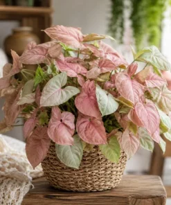 Neon Robusta Syngonium Live Plant - Pink Arrowhead, 4 Inch Pot, Indoor - Image 5