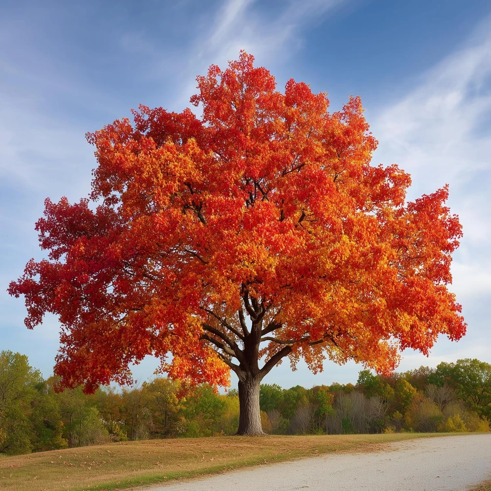 Northern Red Oak Tree Live Plant – 24-36 Inches Tall – Fast Growing Shade Tree - Image 1