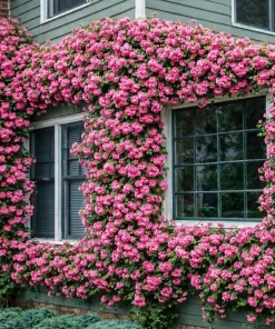Peggy Martin Climbing Rose Live Plant - 10-16