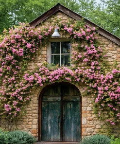Peggy Martin Climbing Rose Live Plant - 10-16