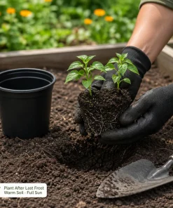 Pequin Chili Pepper Live Plants - 2 Pack, 3-5 Inches Tall Seedlings for Garden Beds - Image 5