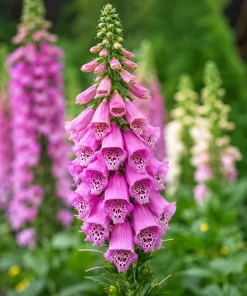Pink Foxglove Live Plant - Hardy Perennial Digitalis Purpurea - 2-4 Inch Tall, 3 Inch Pot - Image 7