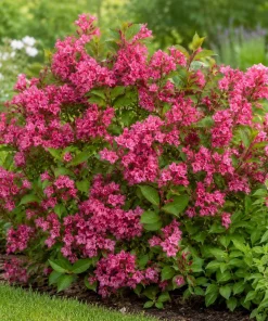 Pink Weigela Live Plant - Blooming Shrub, 6-12 Inch Tall, Quart Pot, Outdoor - Image 5