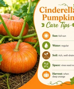 Pumpkin Plant Live - Winter Squash Vegetable for Home Garden, 2-4 Inch Tall - Image 5