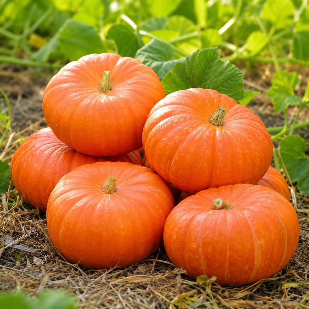 Pumpkin Plant Live - Winter Squash Vegetable for Home Garden, 2-4 Inch Tall - Image 1