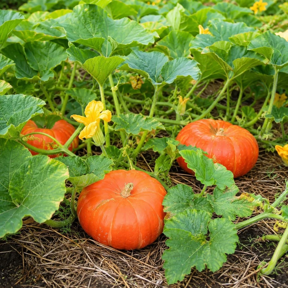 Pumpkin Plant Live - Winter Squash Vegetable for Home Garden, 2-4 Inch Tall - Image 7