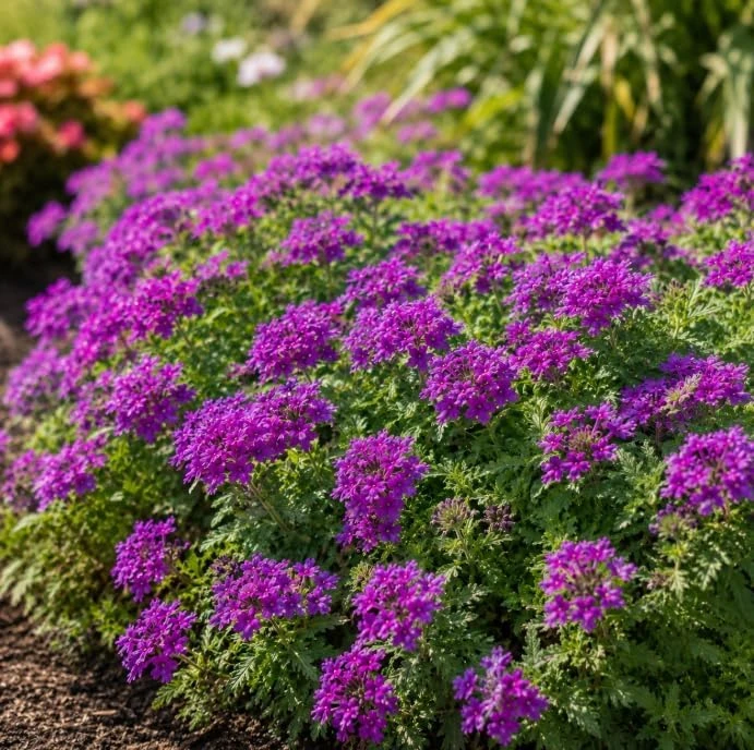 Purple Verbena Live Plant 4-6 Inch Tall – Flowering Garden Plant – Indoor/Outdoor - Image 2