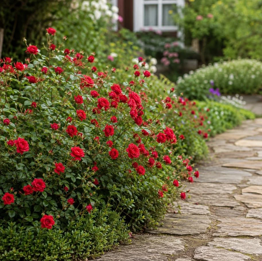 Red Mini Rose Live Plant - 4-6 Inches Tall in 4 Inch Pot, Outdoor Flowering Bush - Image 6
