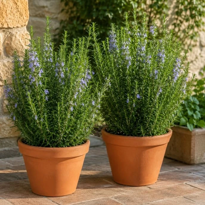 Rosemary Live Plant 2-Pack – 4-6 Inch Tall Fragrant Herb for Indoor & Outdoor Garden - Image 4