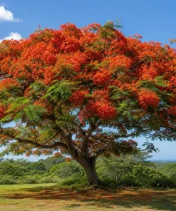 Royal Poinciana Live Plant - Flame Tree Tropical Tree, 4-6 Inch Tall - Image 8