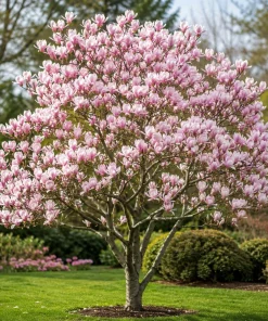 Saucer Magnolia Live Plant – Fragrant Pink/White Flowers, 5-10 Inch Tall, 2.5 Inch Pot - Image 7