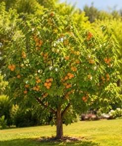 Set of 2 Apricot Trees Bare Root Plants, 1-2 Ft Tall, Gold Red Fruit, Outdoor - Image 7