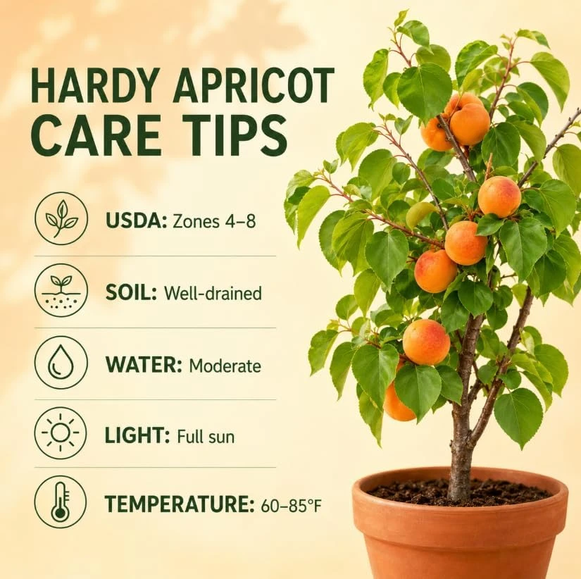 Set of 2 Apricot Trees Live Plant, 1-2 Ft Tall Bare Root Gold-Red Fruit Trees for Outdoor Gardens - Image 5