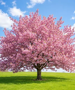 Set of 2 Kwanzan Cherry Live Plants, 2.5 Inch Pot, Cherry Blossom Tree, Outdoor - Image 4