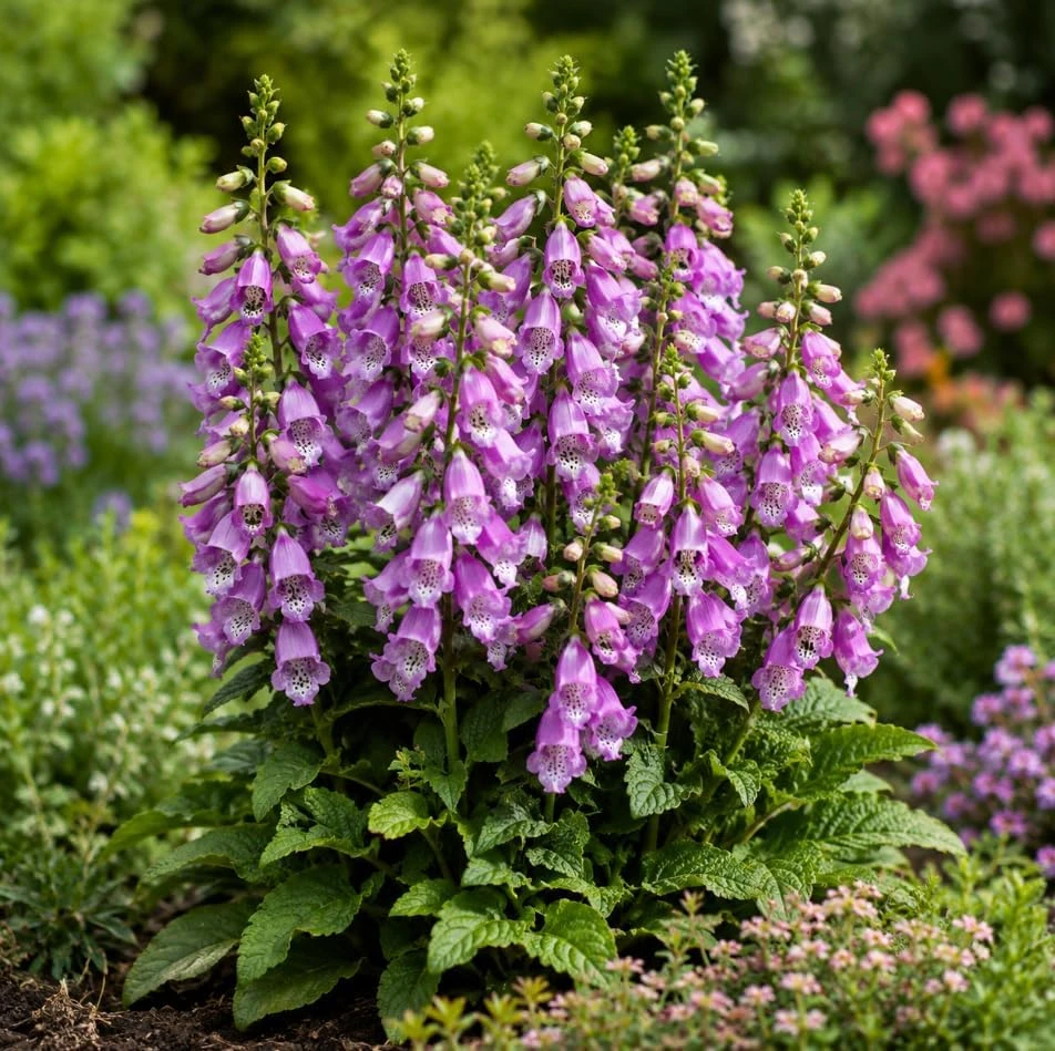 Set of 2 Purple Foxglove Live Plants - Hardy Perennial Flowers, 2-4" Tall, 3" Pot - Image 6