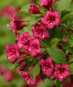 Set of 2 Red Weigela Live Plants, Flowering Shrub, 6-12 Inch Tall, Quart Pot, Outdoor - Image 4