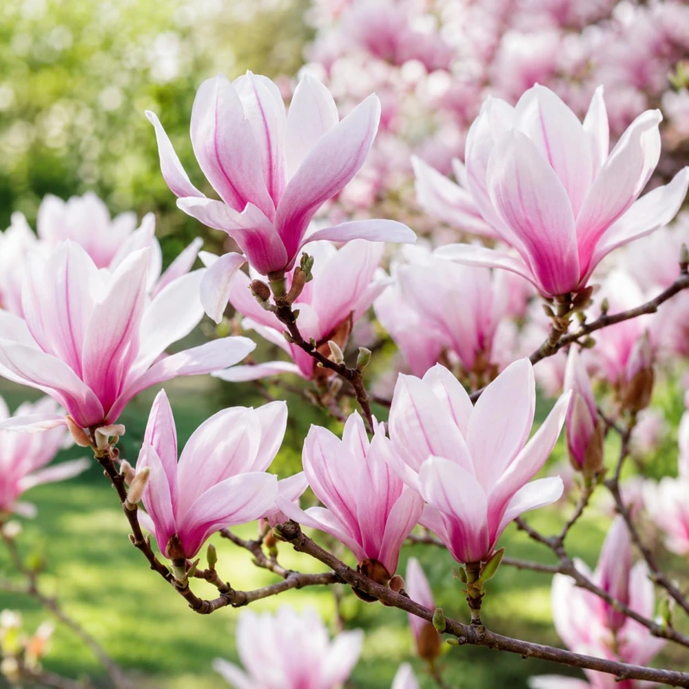 Set of 2 Saucer Magnolia Live Plants, 5-10 Inch Tall, 2.5 Inch Pot, Fragrant Flowers - Image 4