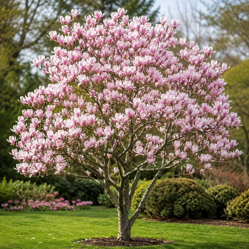 Set of 2 Saucer Magnolia Live Plants, 5-10 Inch Tall, 2.5 Inch Pot, Fragrant Flowers - Image 6