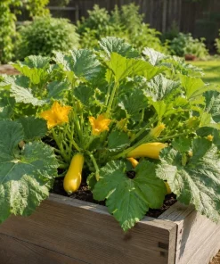 Set of 2 Yellow Summer Squash Live Plants - 4-6 Inch Zucchini Starter Seedlings for Garden - Image 6