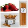 Strawberry Honey Teasers - 5 Pack Natural Honey Snack Sticks Straws - Image 1