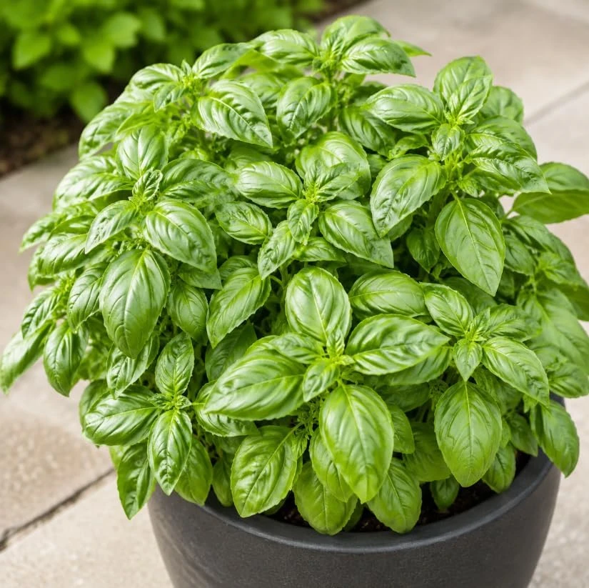 Sweet Basil Live Plants - 7-10 Seedlings, 4 Inch Pot, 3-5 Inches Tall, Culinary Herb, Indoor/Outdoor - Image 7