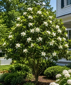Sweetbay Magnolia Live Plant – Fragrant White Flowers – 6-12 Inch Tall – Quart Pot - Image 7