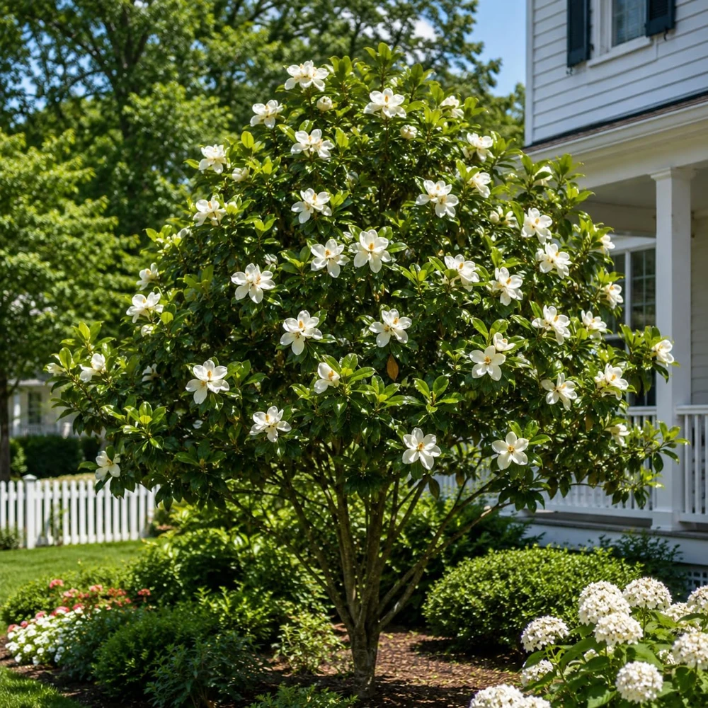 Sweetbay Magnolia Live Plant – Fragrant White Flowers – 6-12 Inch Tall – Quart Pot - Image 7