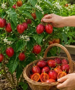 Tamarillo Live Plant 4-6 Inch Tall - Red Tree Tomato Seedling for Gardens - Image 2