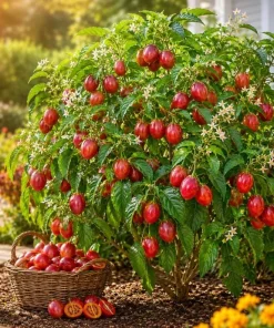 Tamarillo Live Plant 4-6 Inch Tall - Red Tree Tomato Seedling for Gardens - Image 6