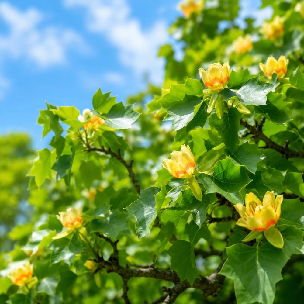 Tulip Poplar Tree Seedling - Yellow Poplar Live Plant, 6-12 Inch Tall, Quart Pot - Image 6